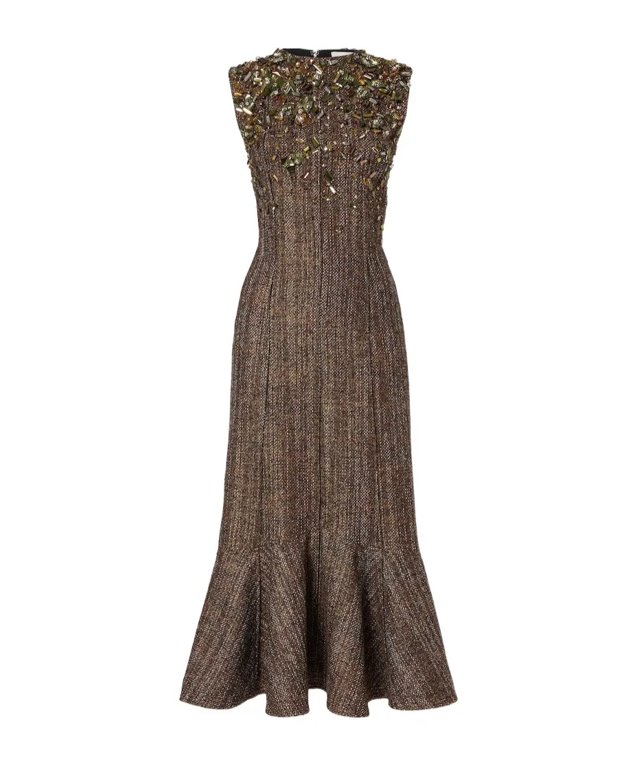 Multicolor Wool And Alpaca Dress