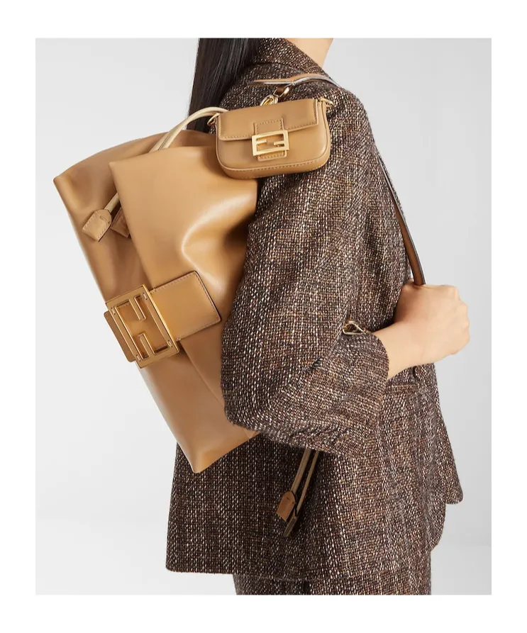 Cappuccino Nappa Leather Bag