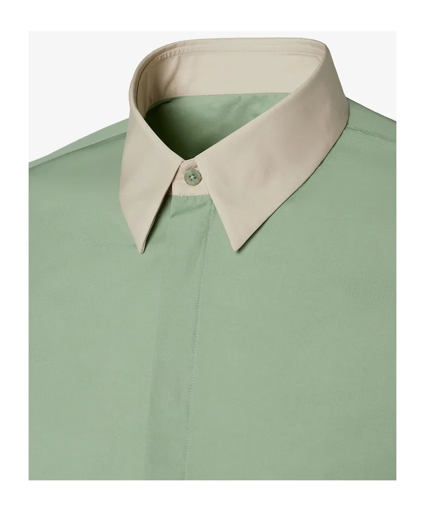 Light Green Poplin Shirt