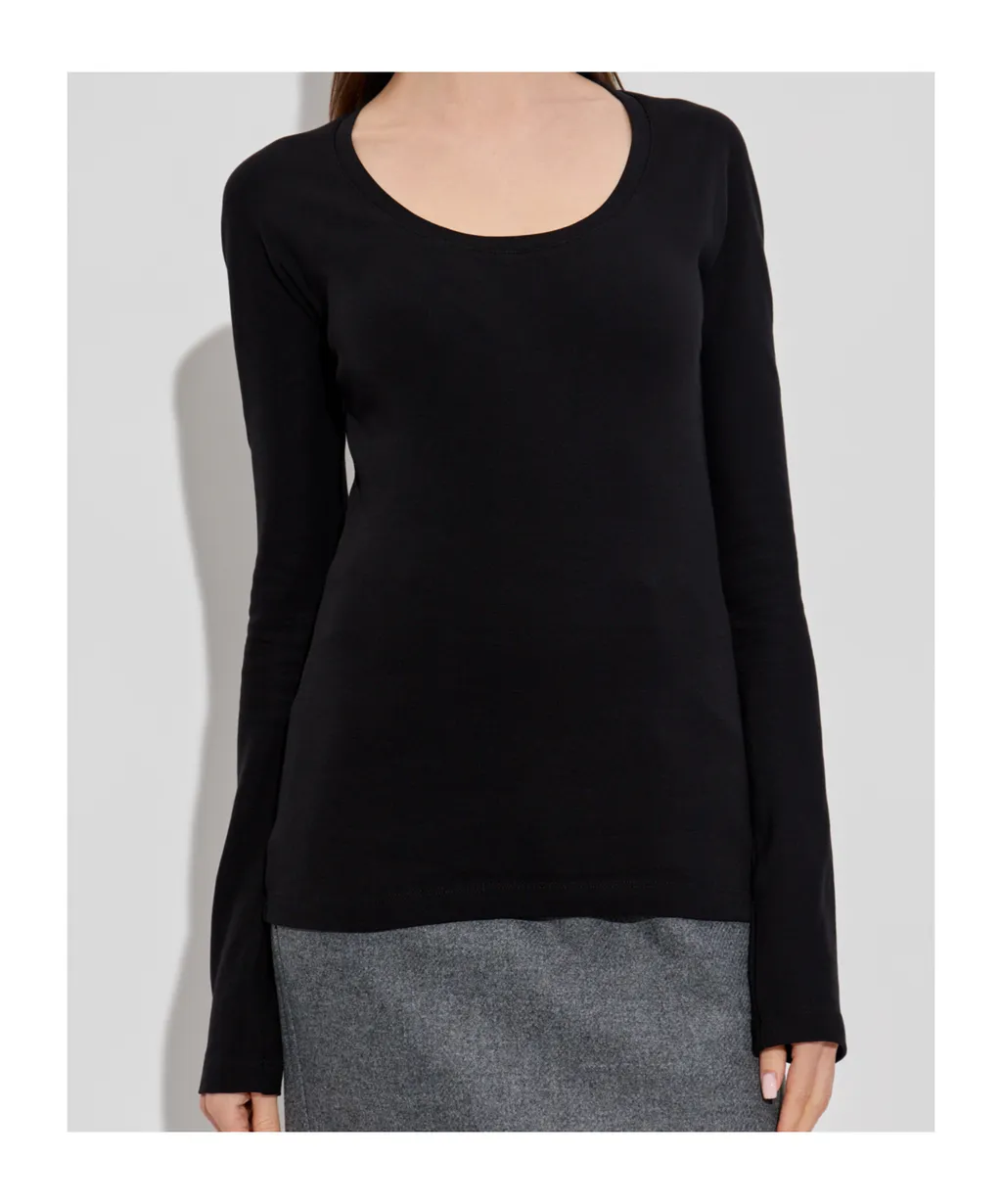 Crewneck Long-Sleeved T-Shirt