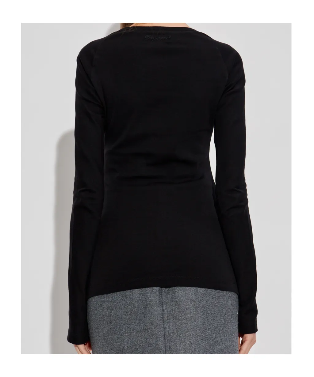 Crewneck Long-Sleeved T-Shirt