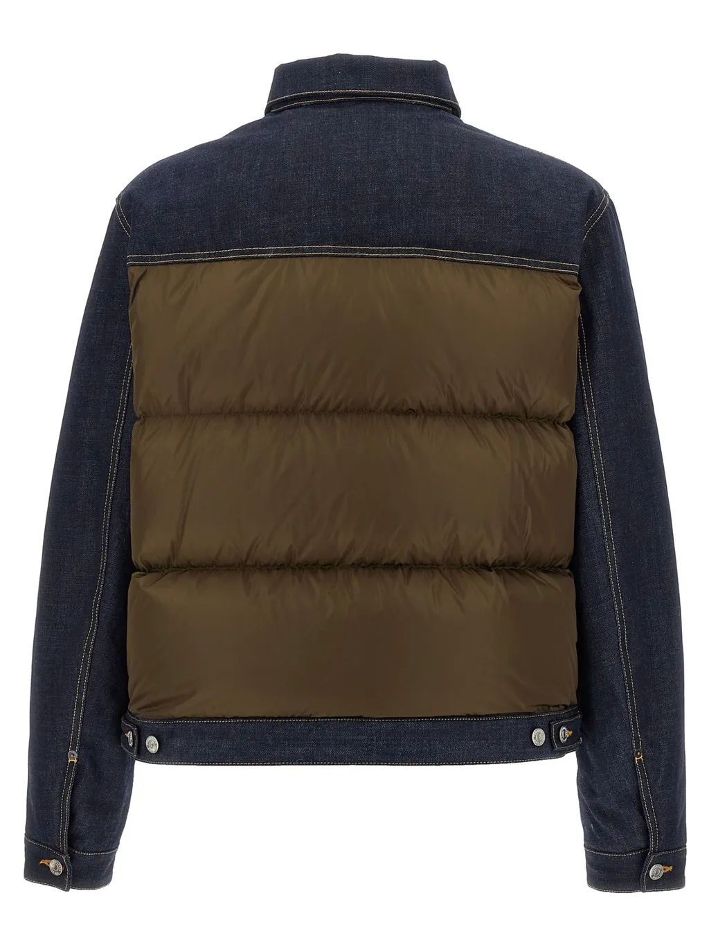 Hybrid Panelled Puffer Jacket