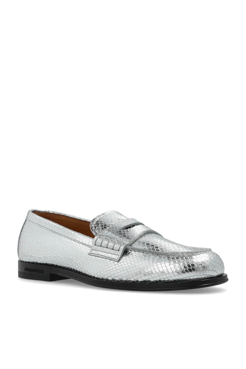 Round-Toe Slip-On Loafers