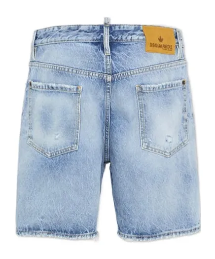 Marine Denim Shorts