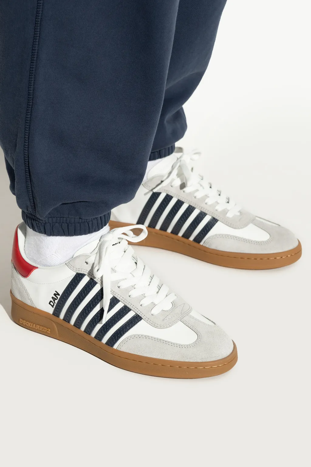 Low-Top Lace-Up Sneakers