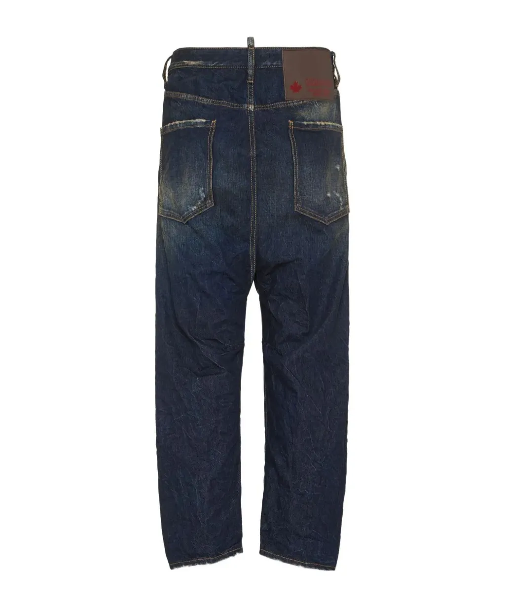 D-Ring Distressed Jeans