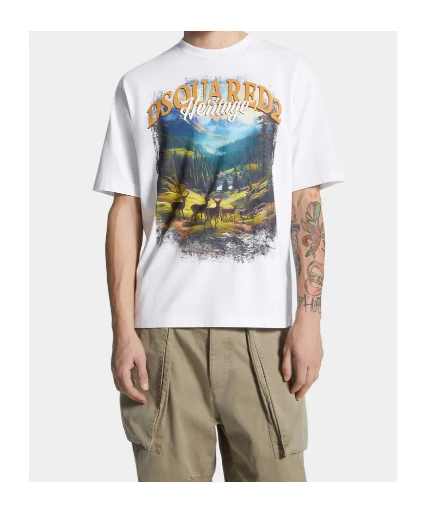 Graphic Printed Crewneck T-Shirt