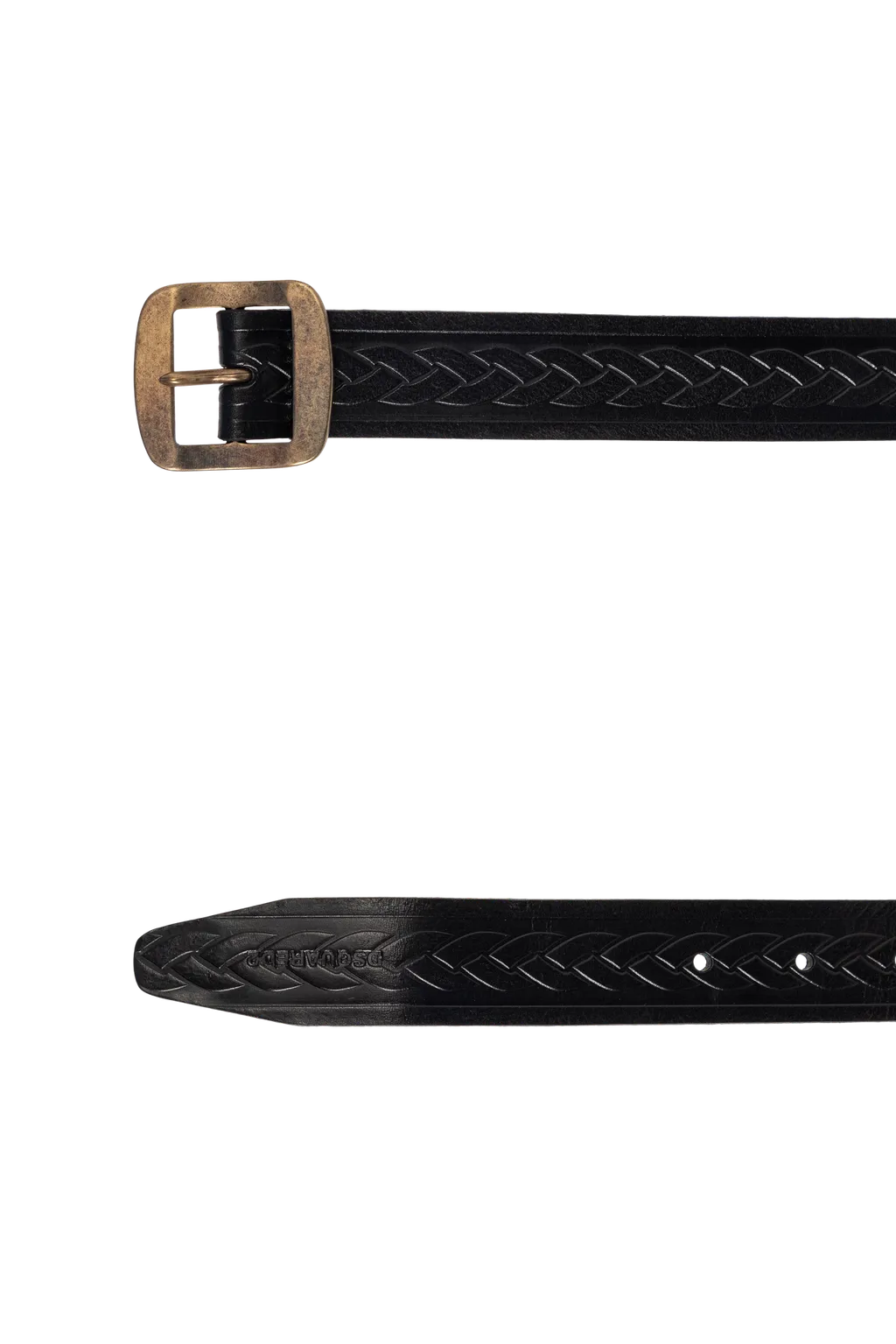 Distressed Buckled Belt