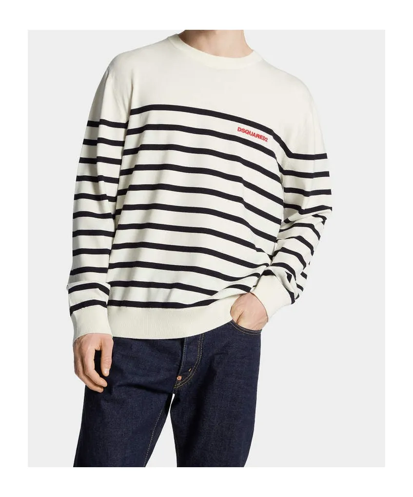 Striped Knit Sweater