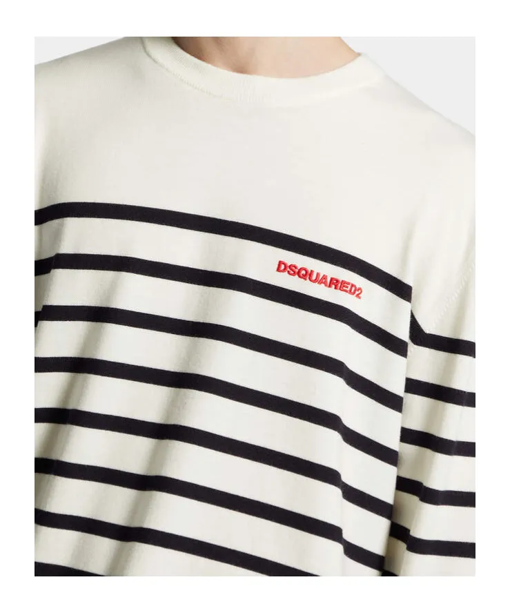 Striped Knit Sweater