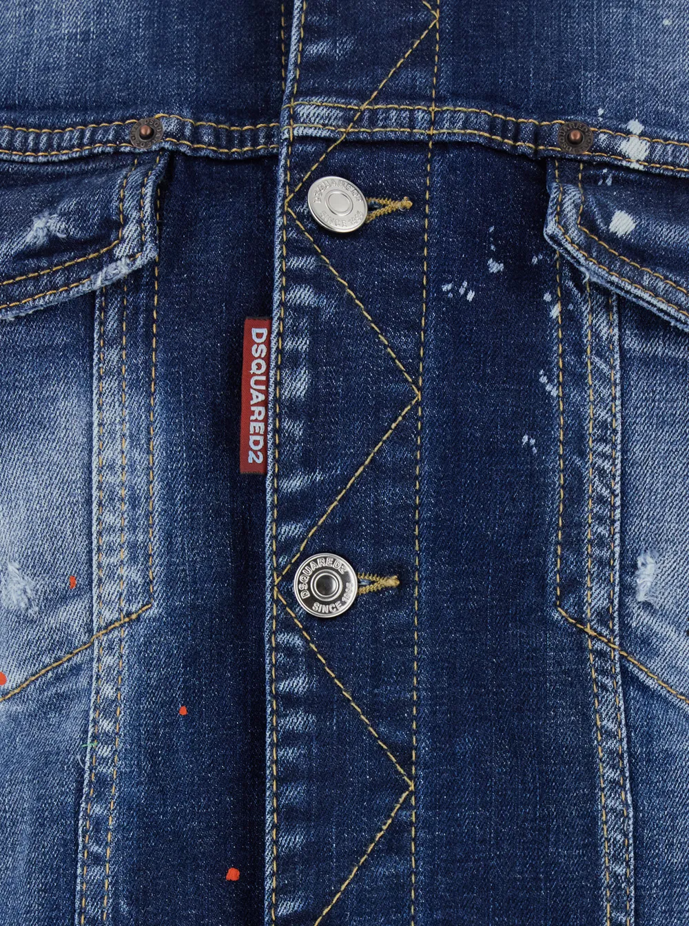 Distressed Denim Jacket