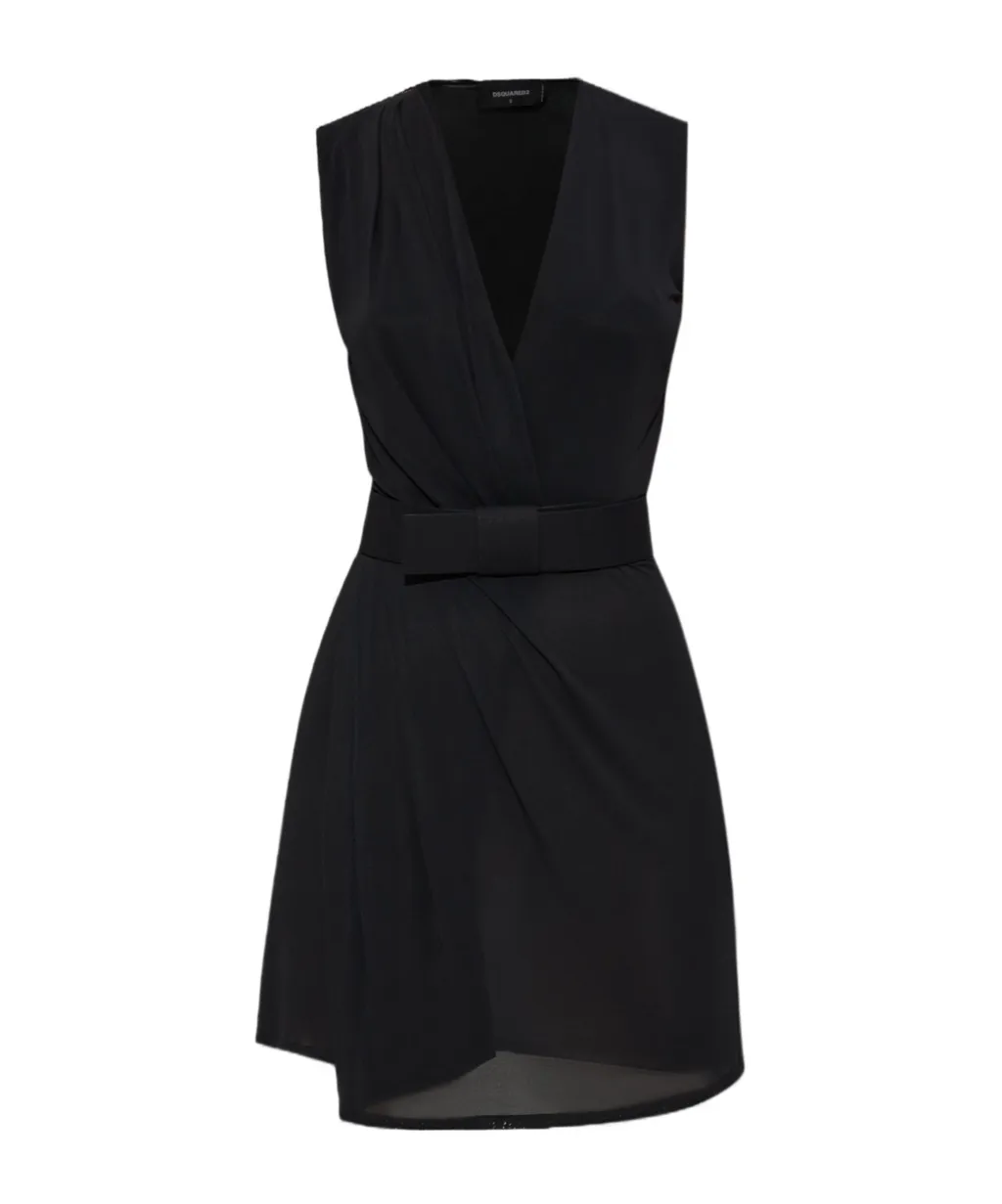 Belt Sleeveless Dress
