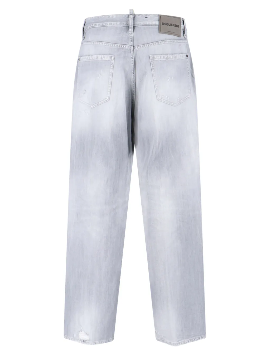 Straight Leg Distressed Jeans
