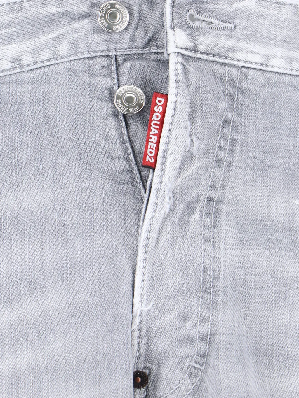 Straight Leg Distressed Jeans