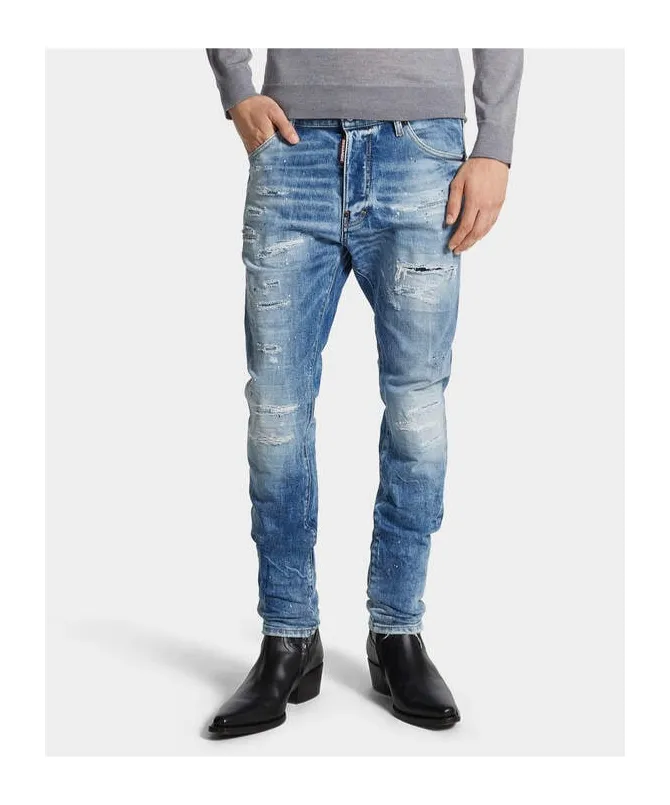 Distressed Cool Guy Jeans