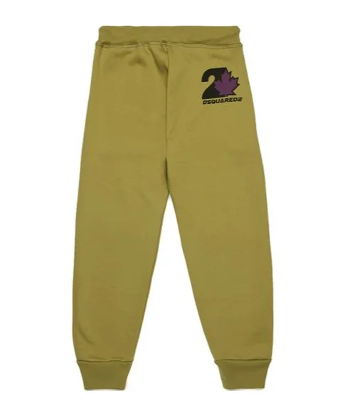 Leaf Printed Track Pants