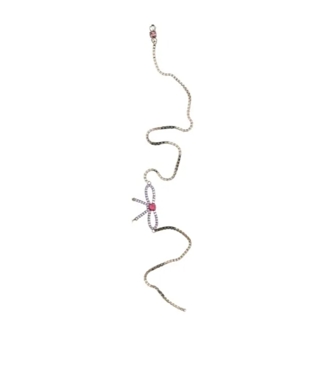 Bow Detailed Long Earrings
