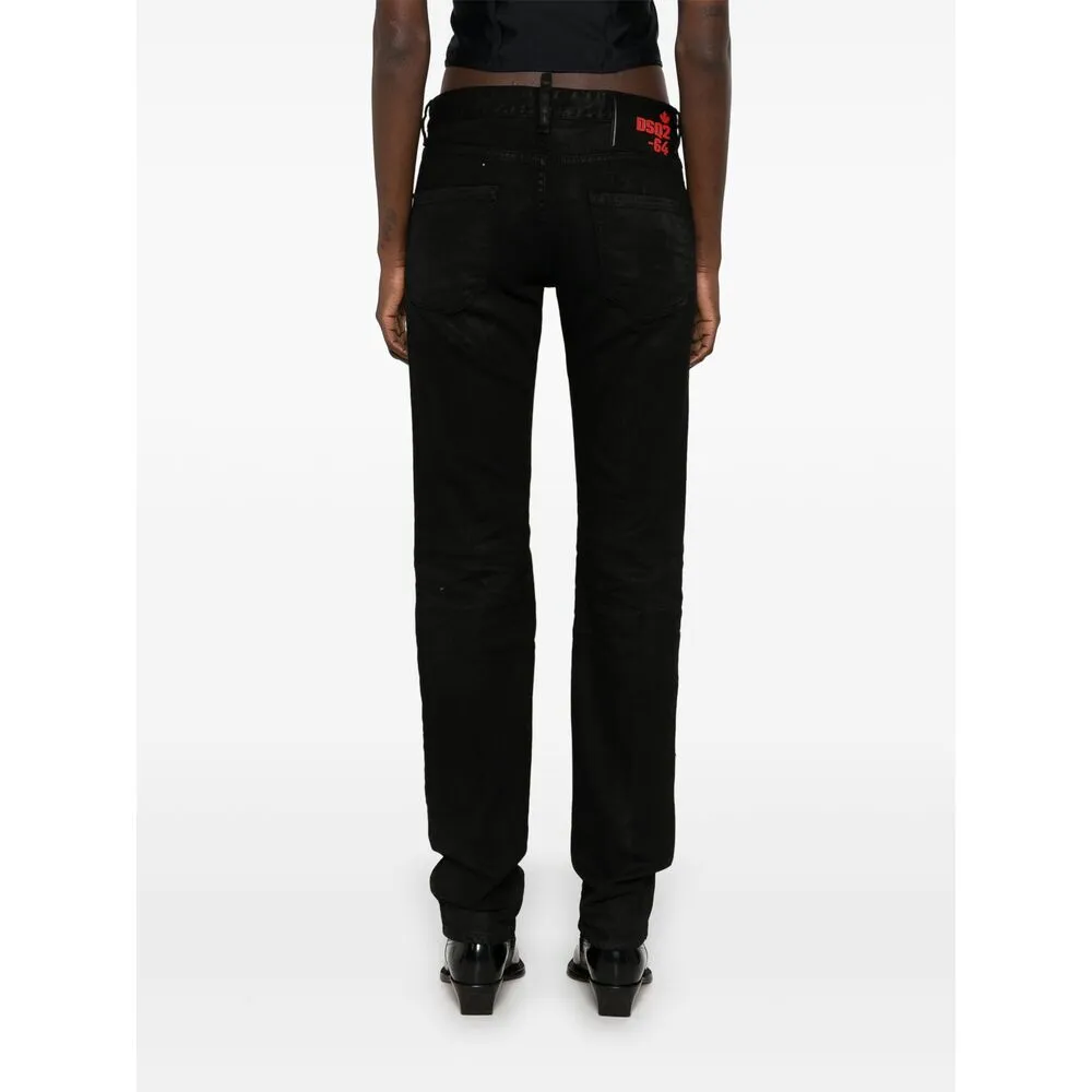 Chain Detailed Slim Fit Jeans