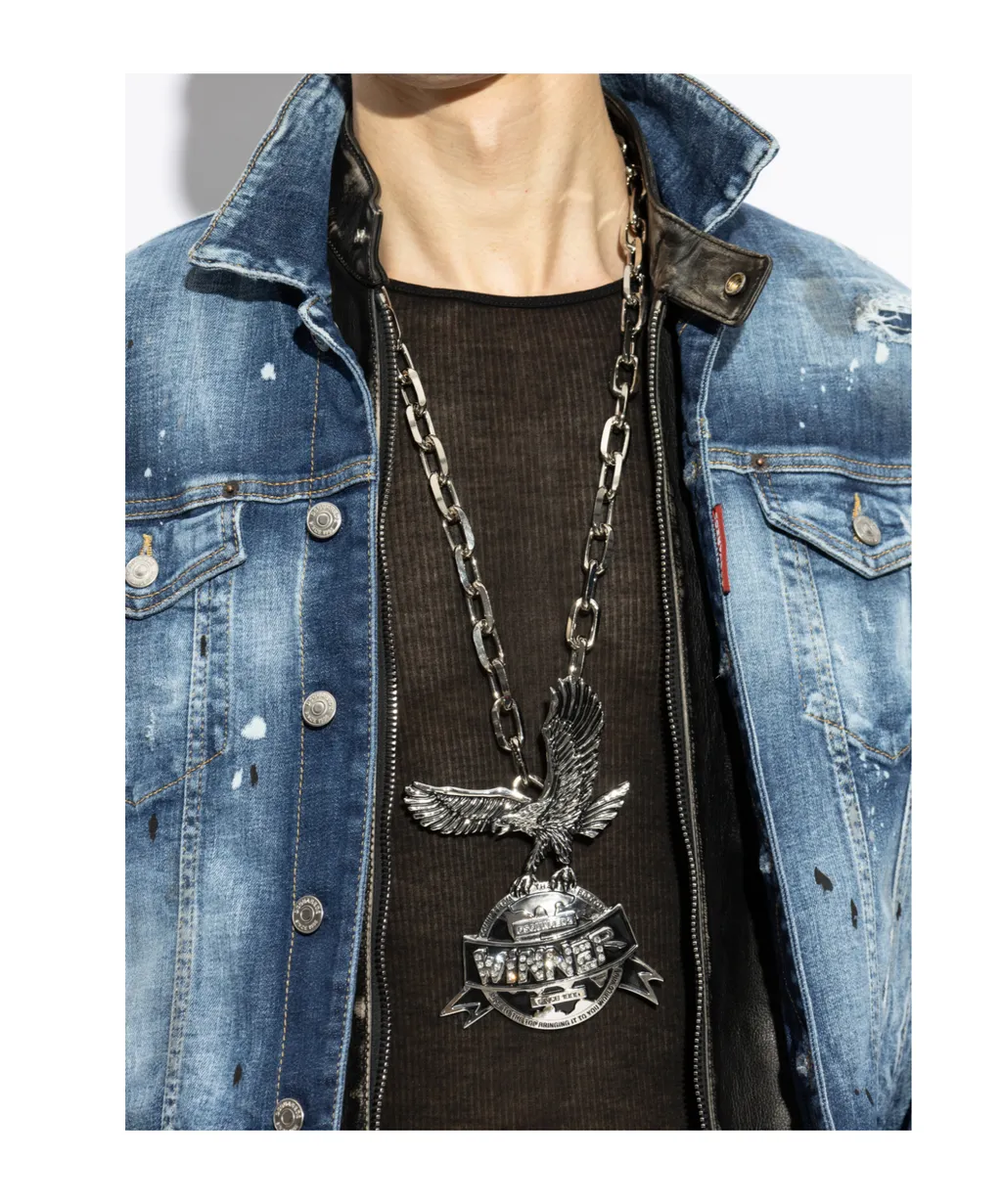 Logo Charm Necklace