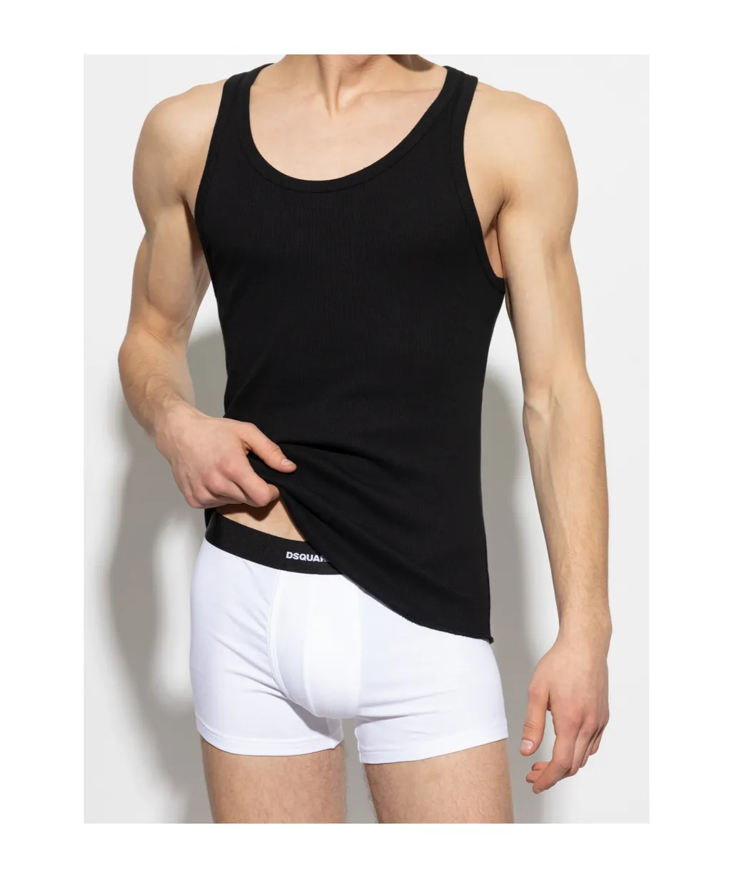 Two-Pack Logo Printed Tank Top