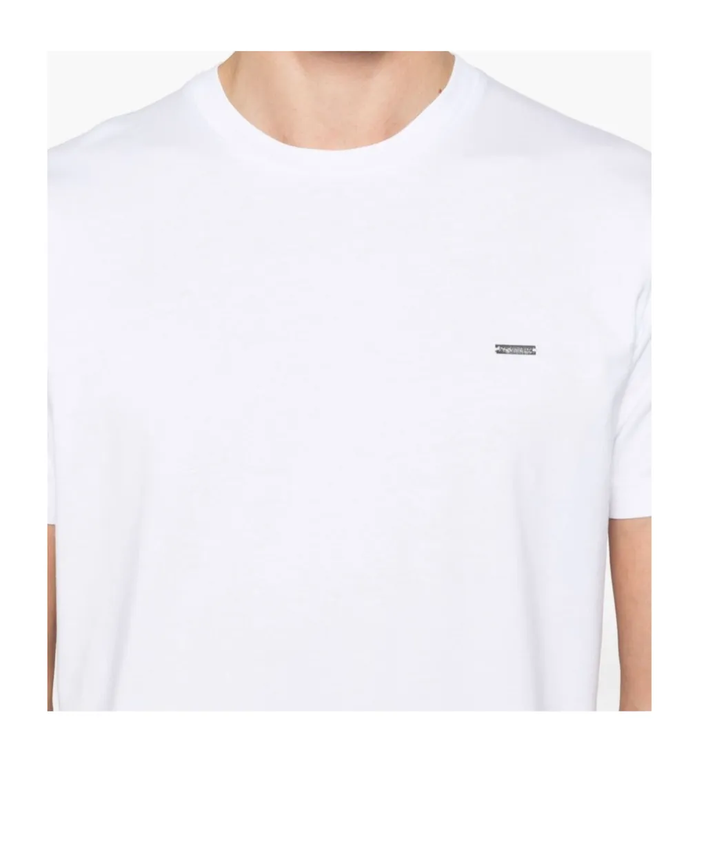 Logo-Plaque Crewneck T-Shirt