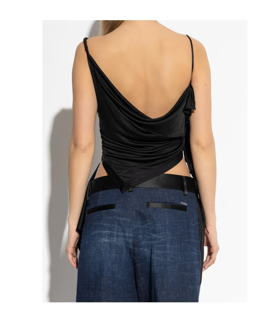 Asymmetrical Draped Top