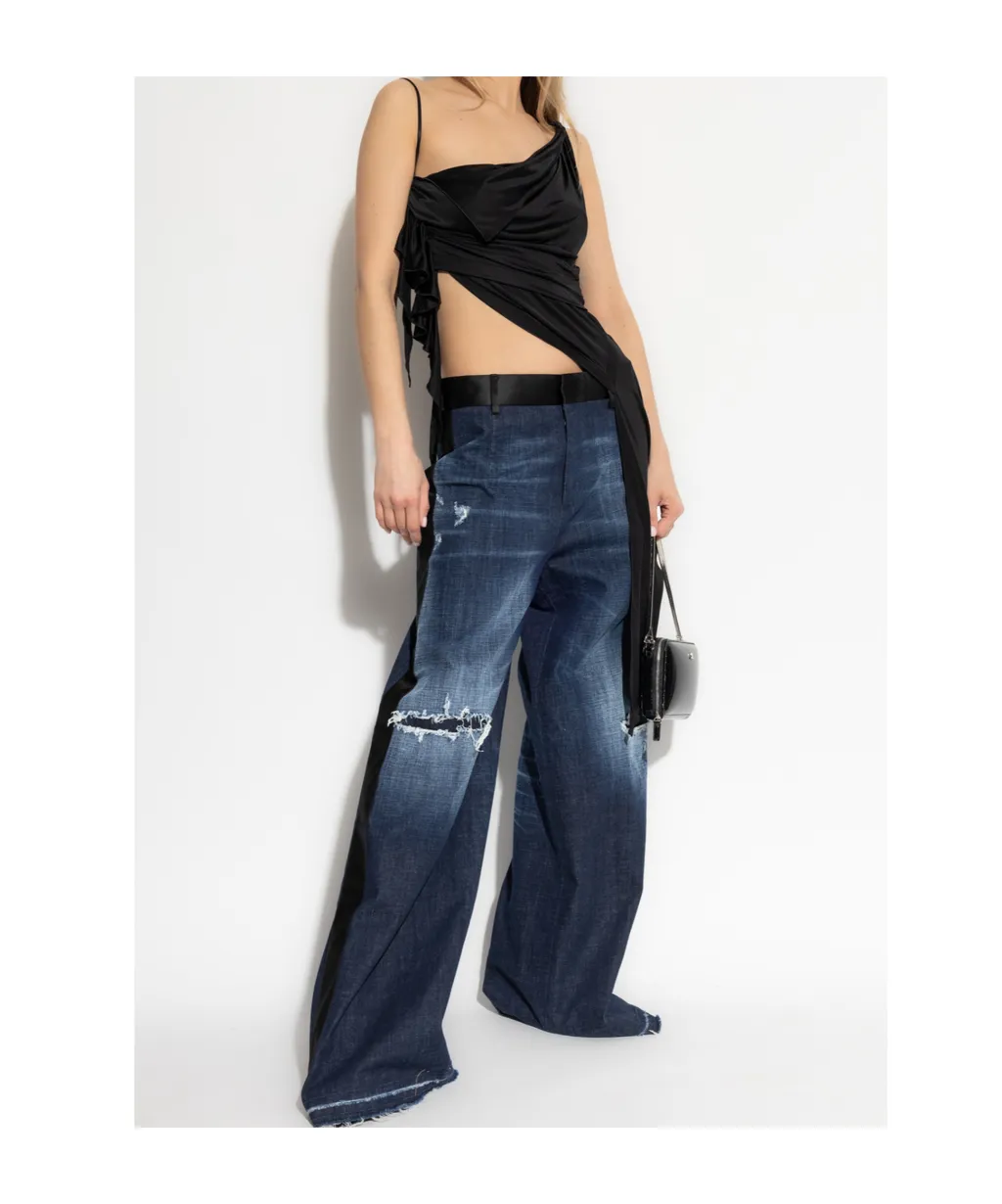 Asymmetrical Draped Top