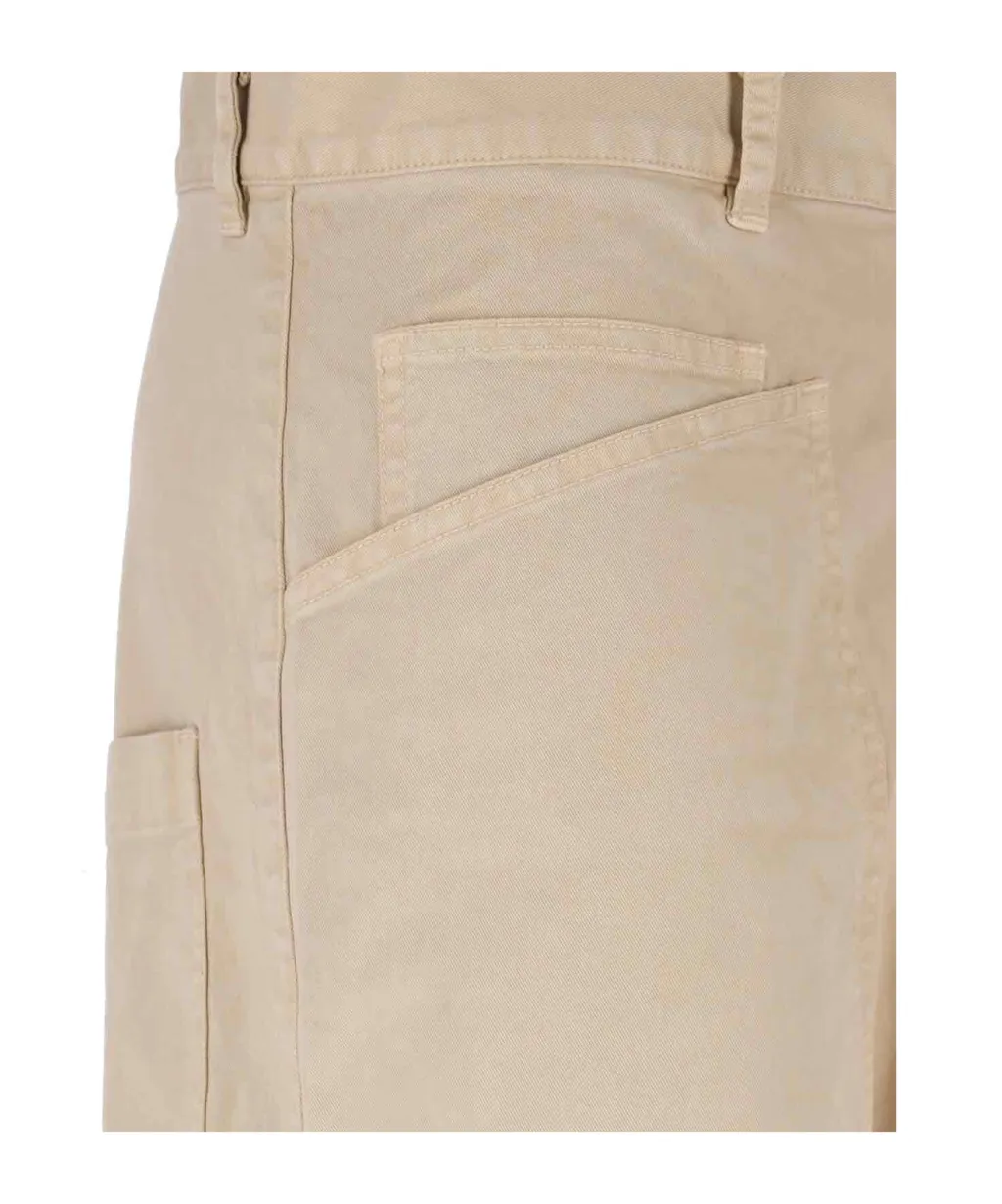 Relaxed Fit Barrel Leg Pant