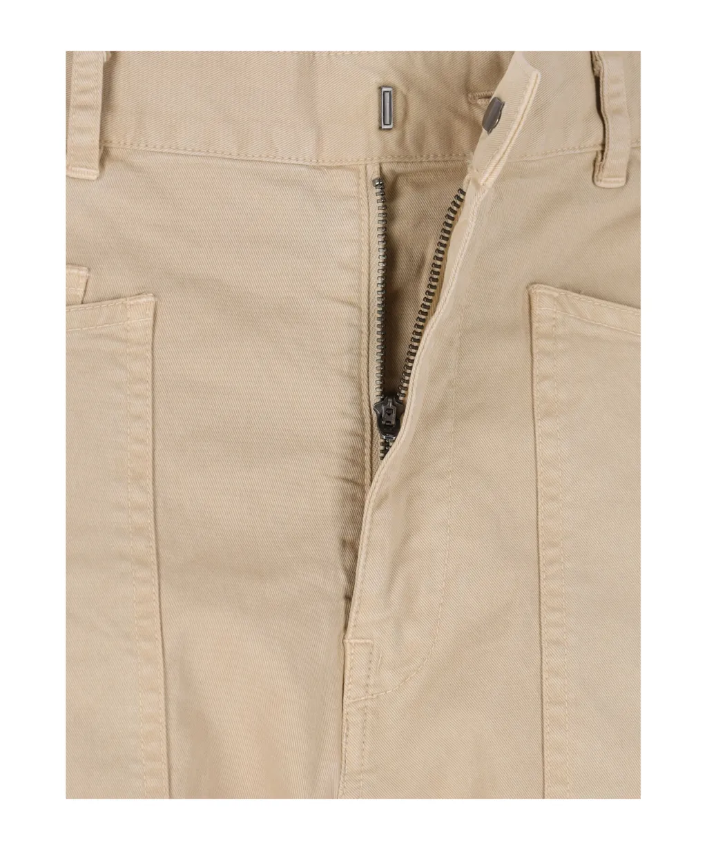 Relaxed Fit Barrel Leg Pant