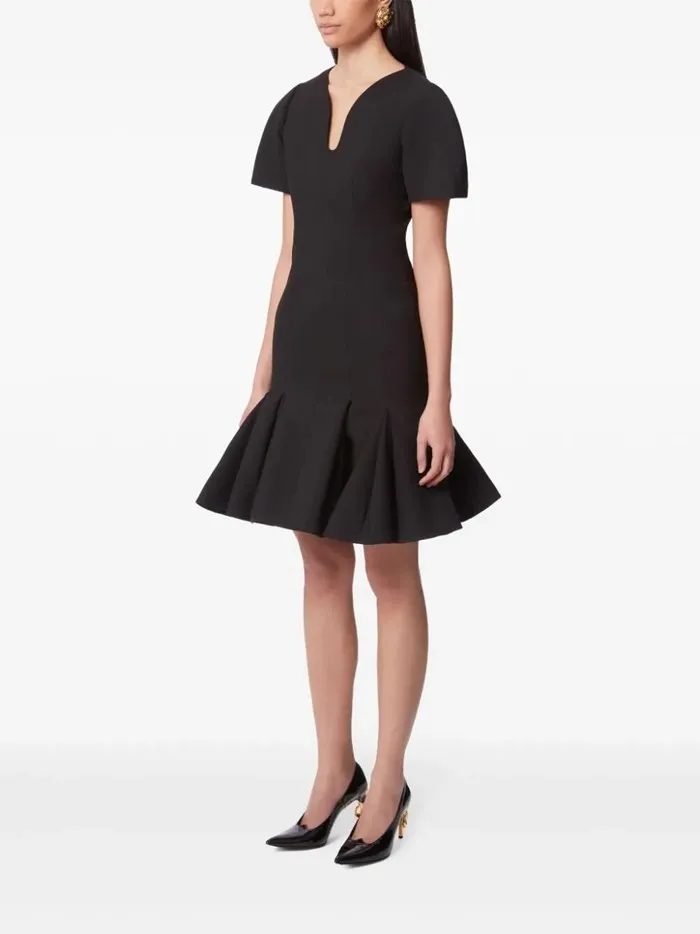 Peplum Woolen Dress