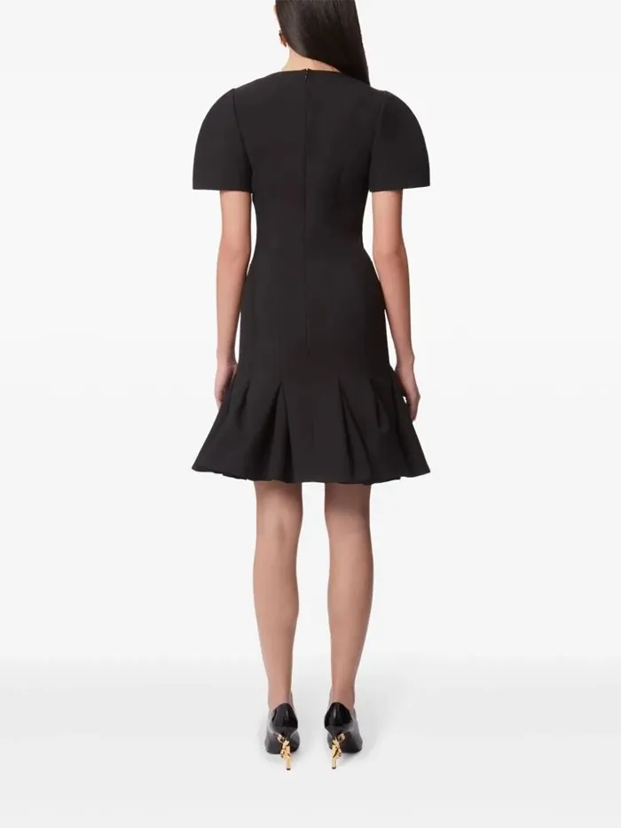 Peplum Woolen Dress