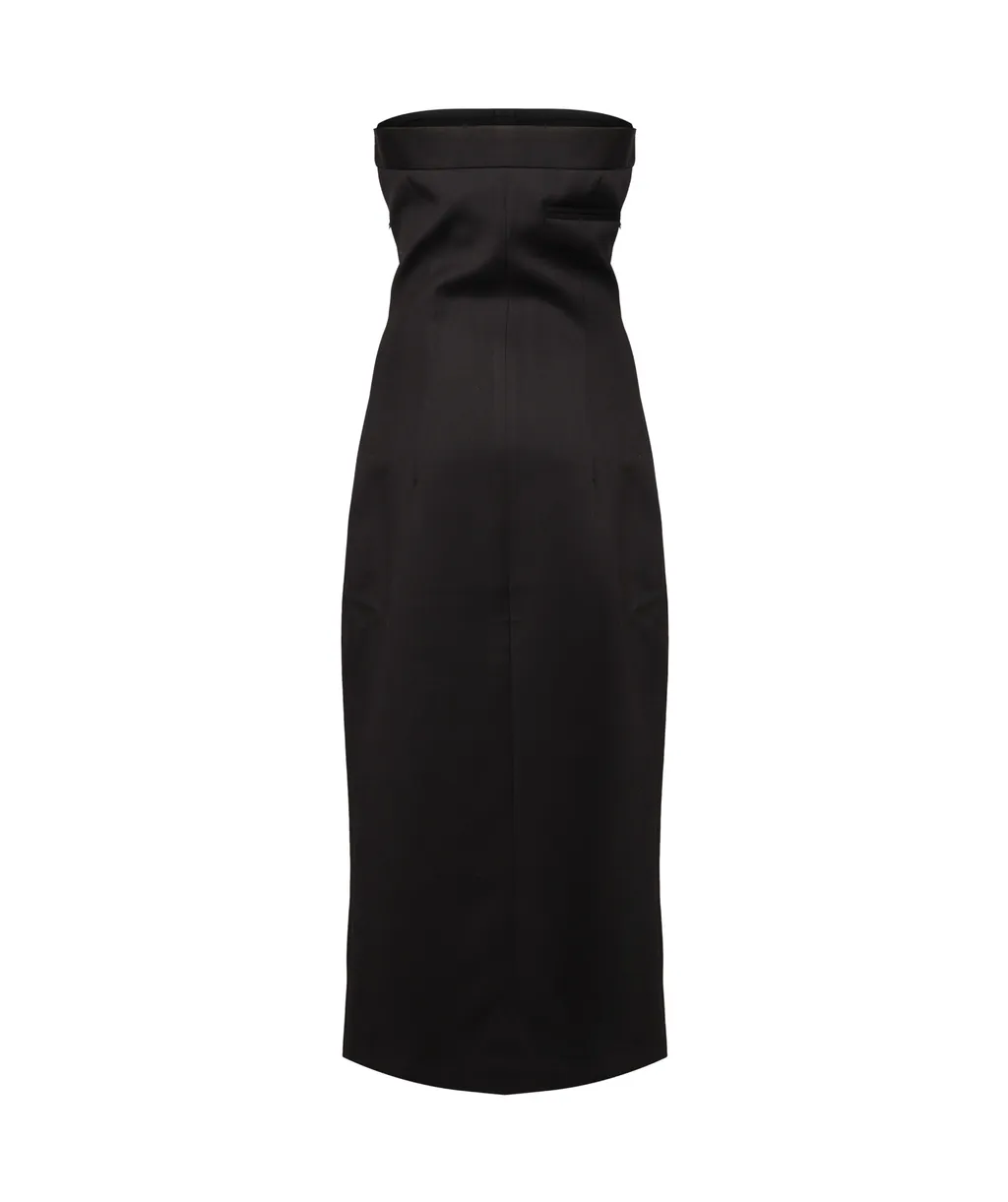 Strapless Midi Dress