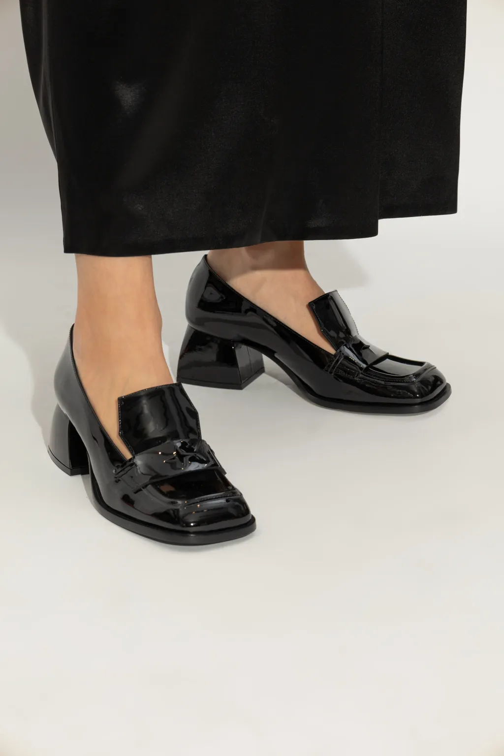 Signature Block Heel Pumps