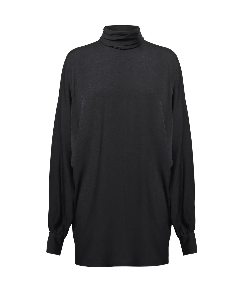 High Neck Shift Dress