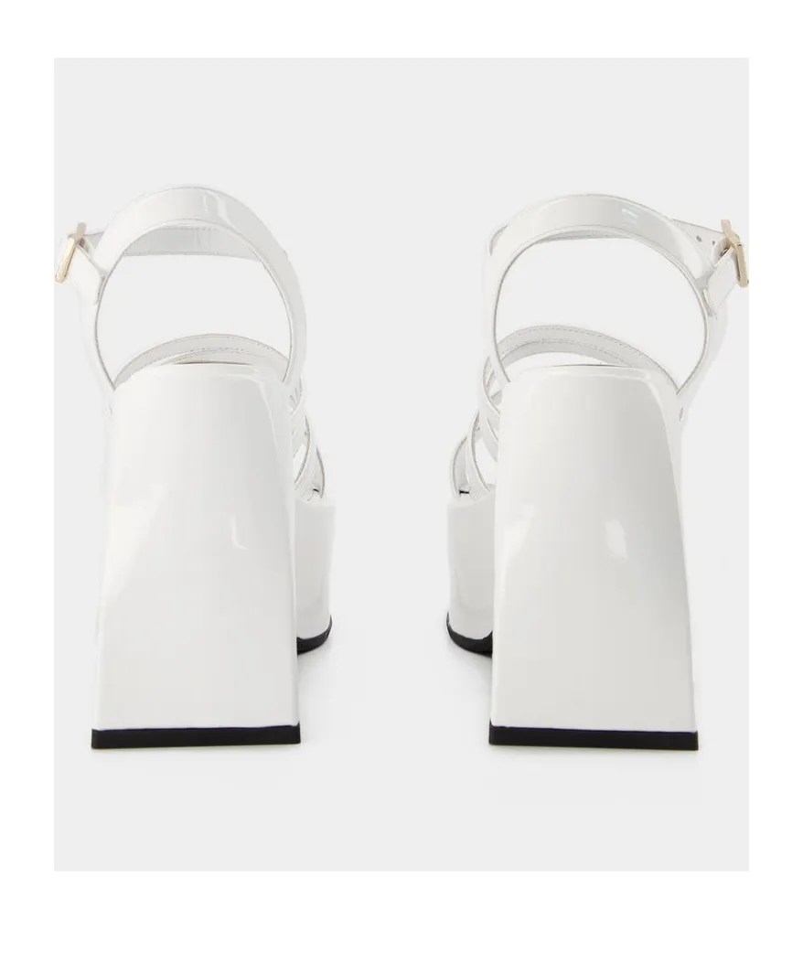Bulla Chibi Square-Toe Platform Sandals