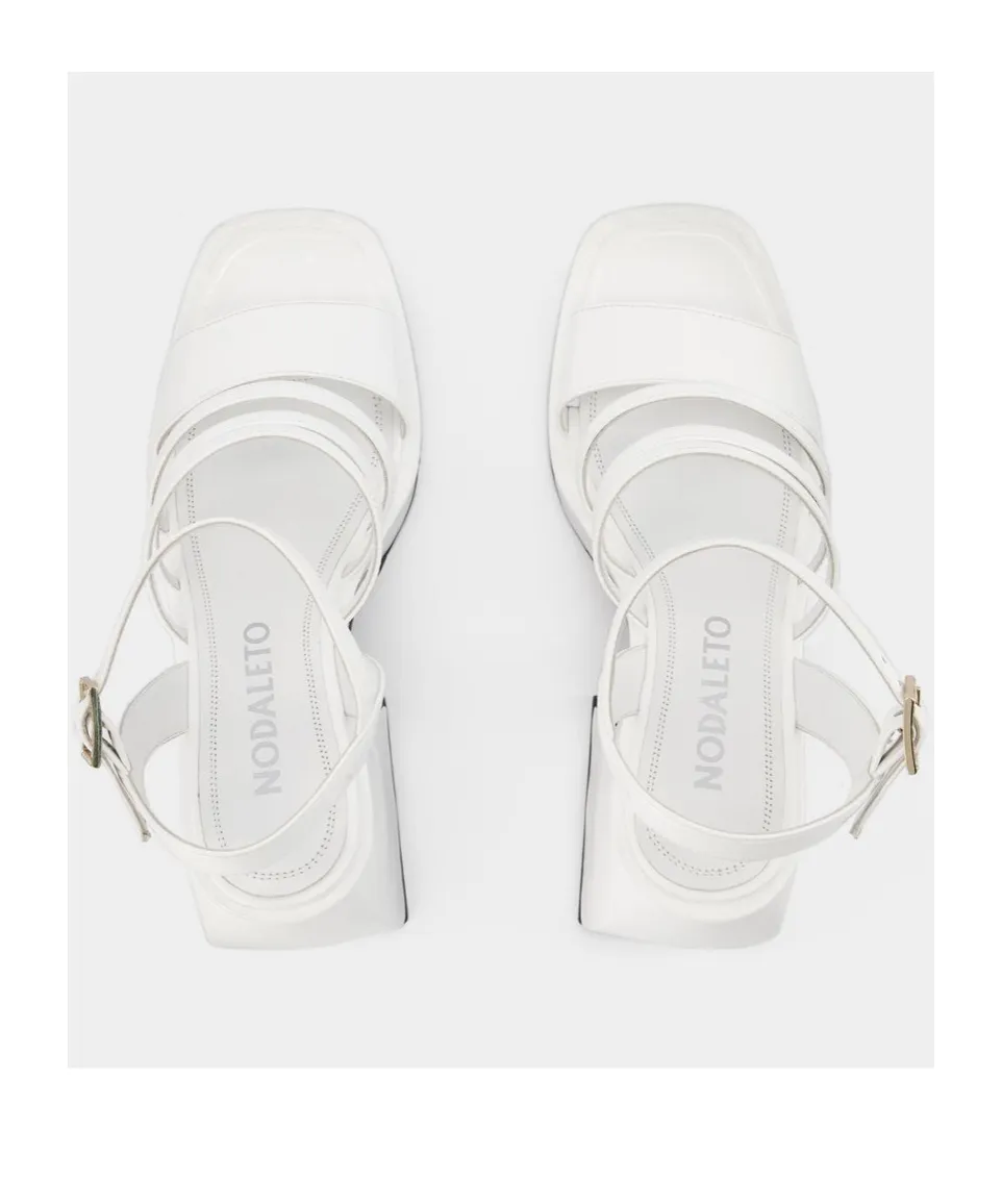 Bulla Chibi Square-Toe Platform Sandals