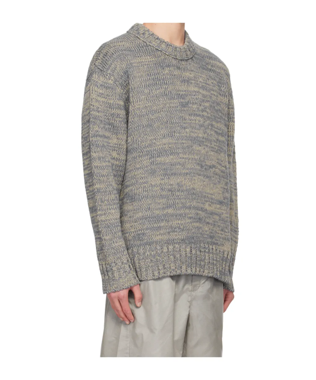Rib Round-Neck Sweater