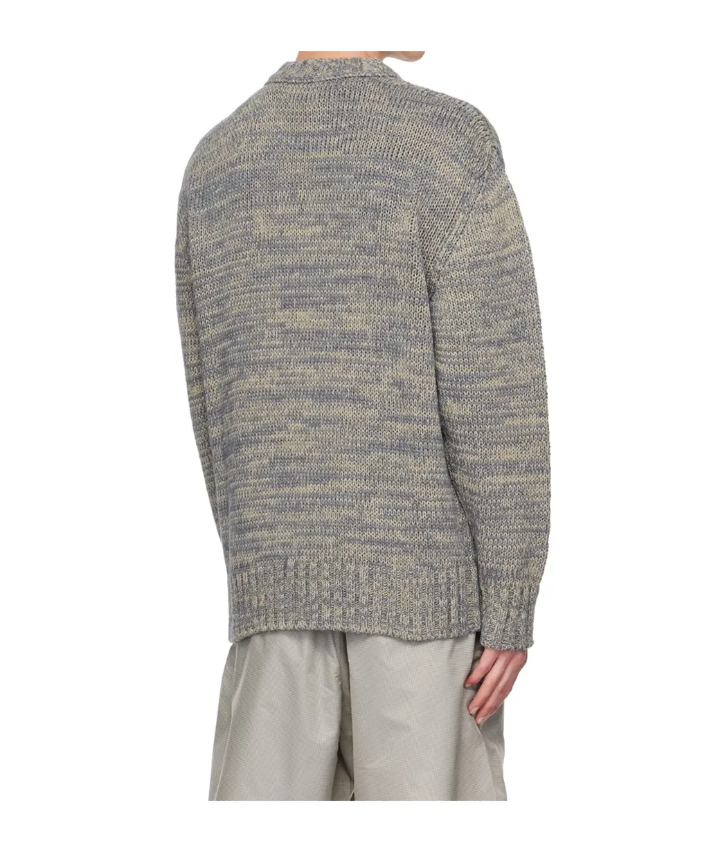 Rib Round-Neck Sweater