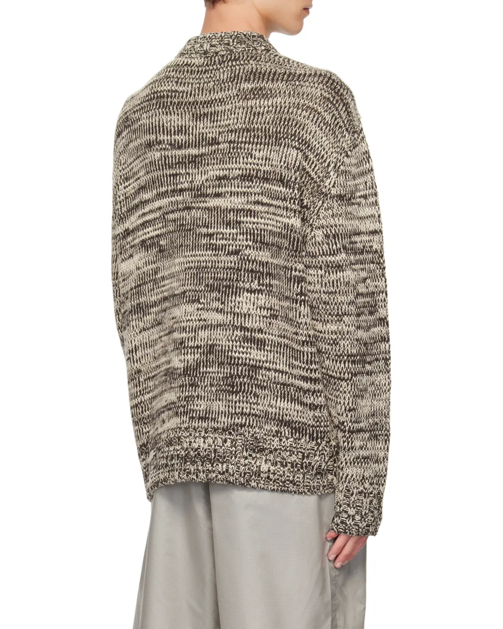 Rib Round-Neck Sweater