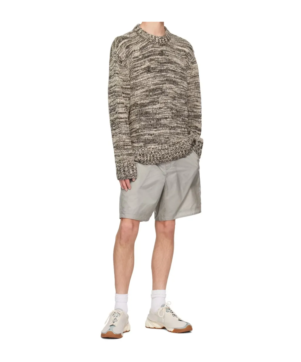 Rib Round-Neck Sweater