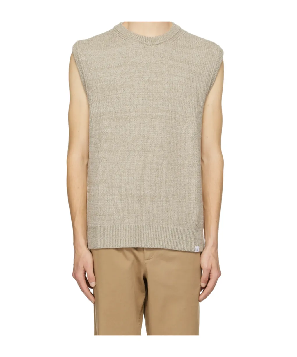 Rib Round-Neck Vest