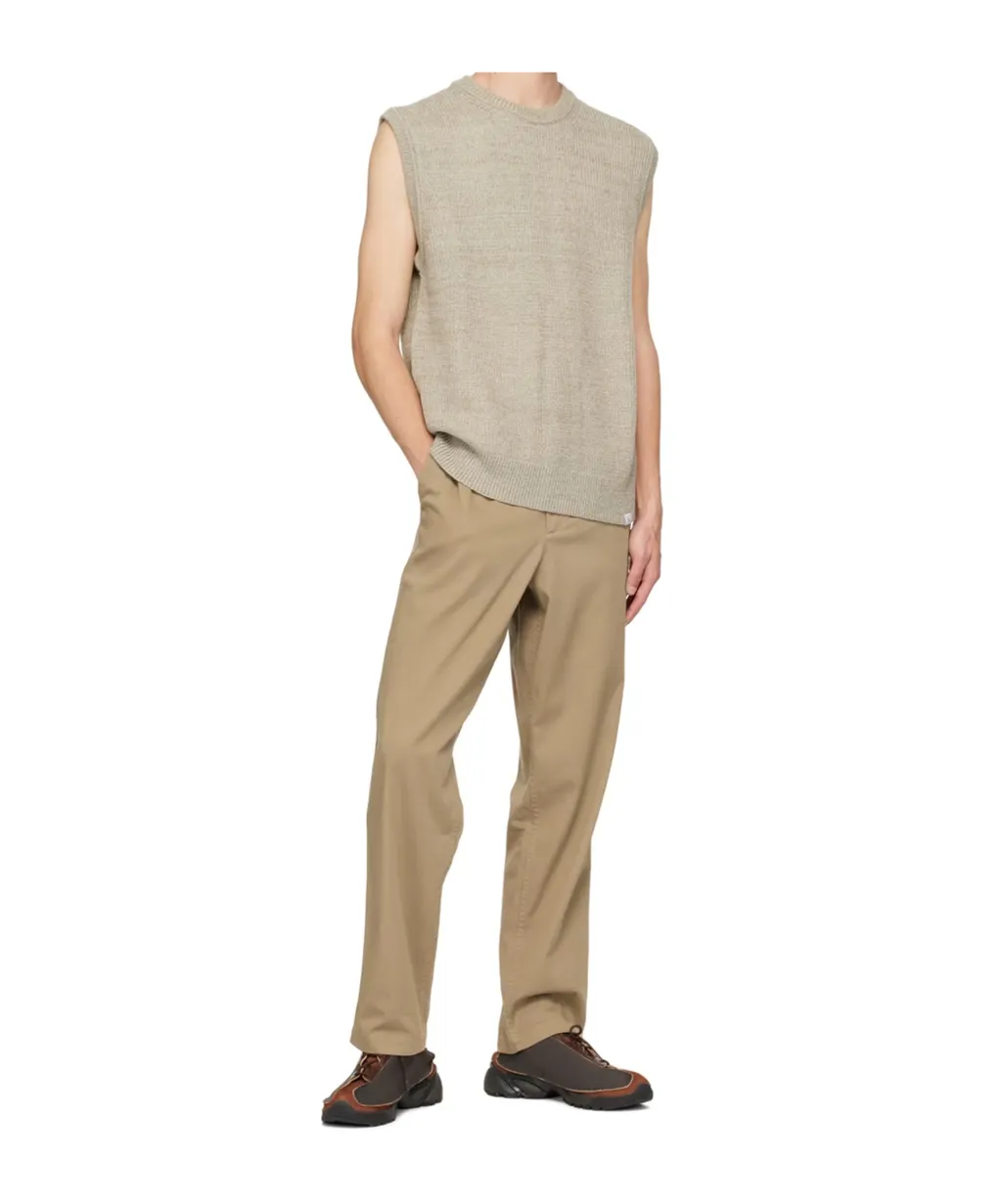 Rib Round-Neck Vest