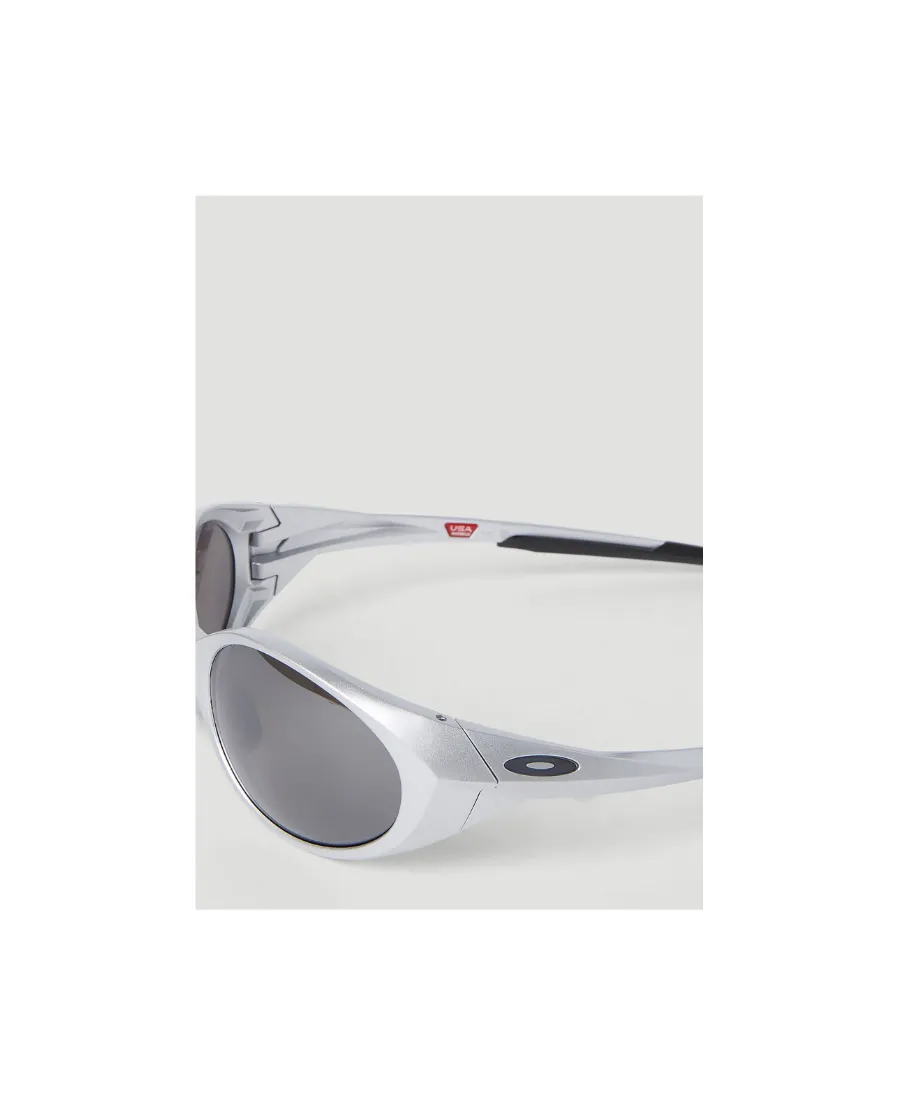 Round-Frame Metallic Sunglasses