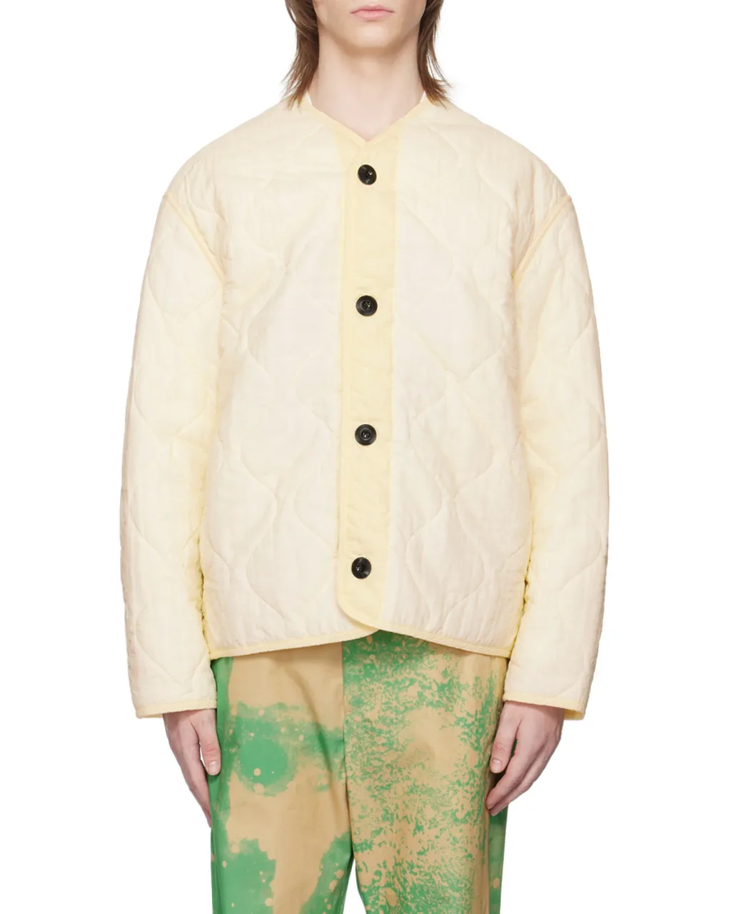 V-Collar Long-Sleeved Casual Jacket