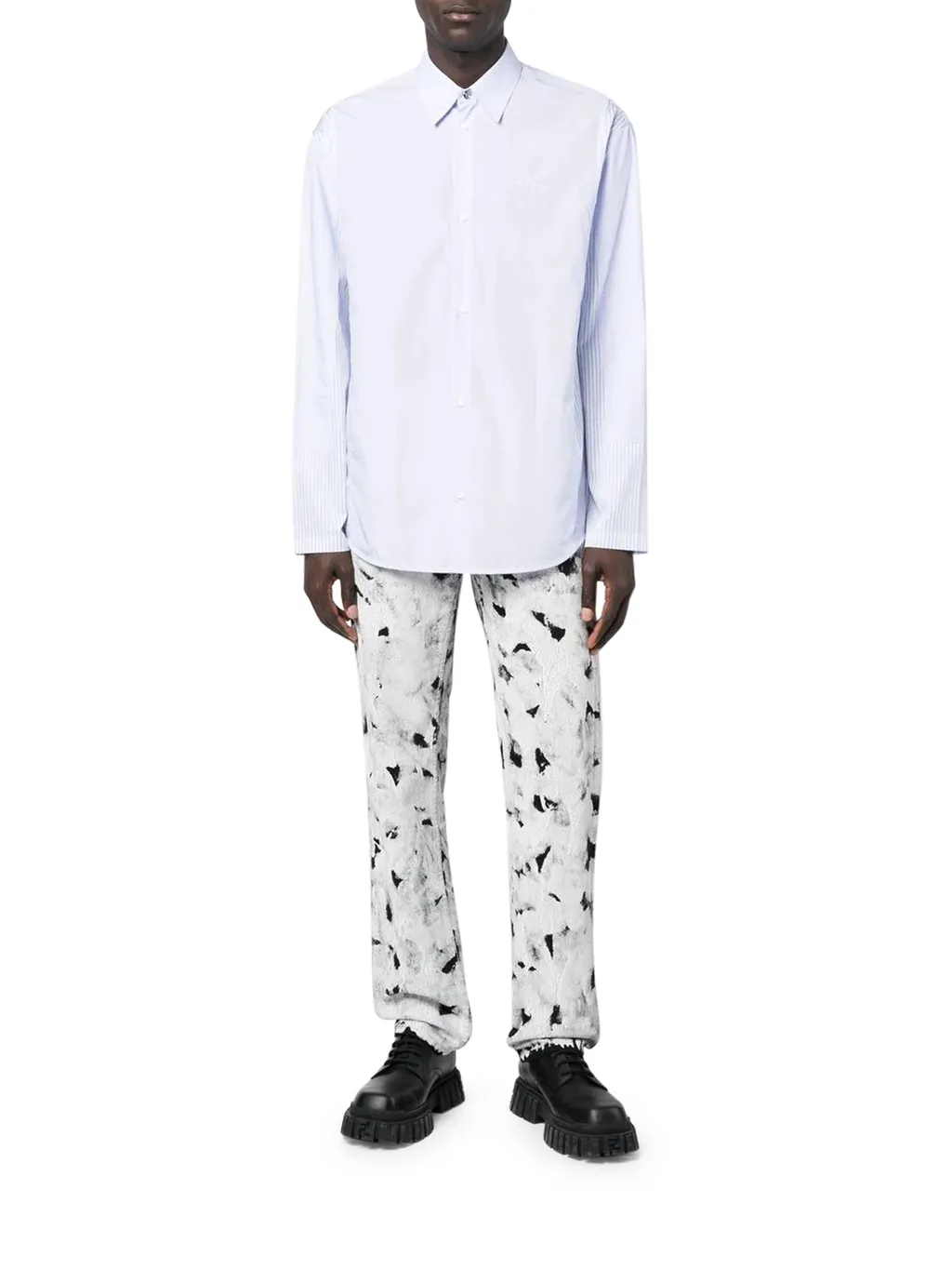Logo Embroidered Buttoned Shirt