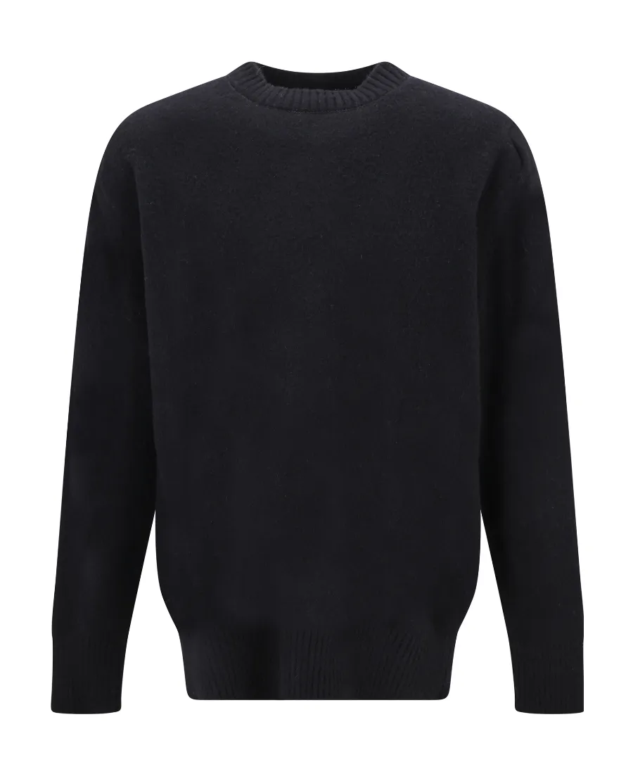 Logo Intarsia-Knit Crewneck Jumper