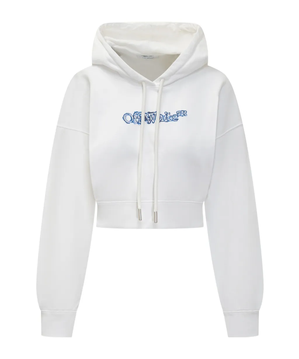 Logo Printed Drawstring Hoodie