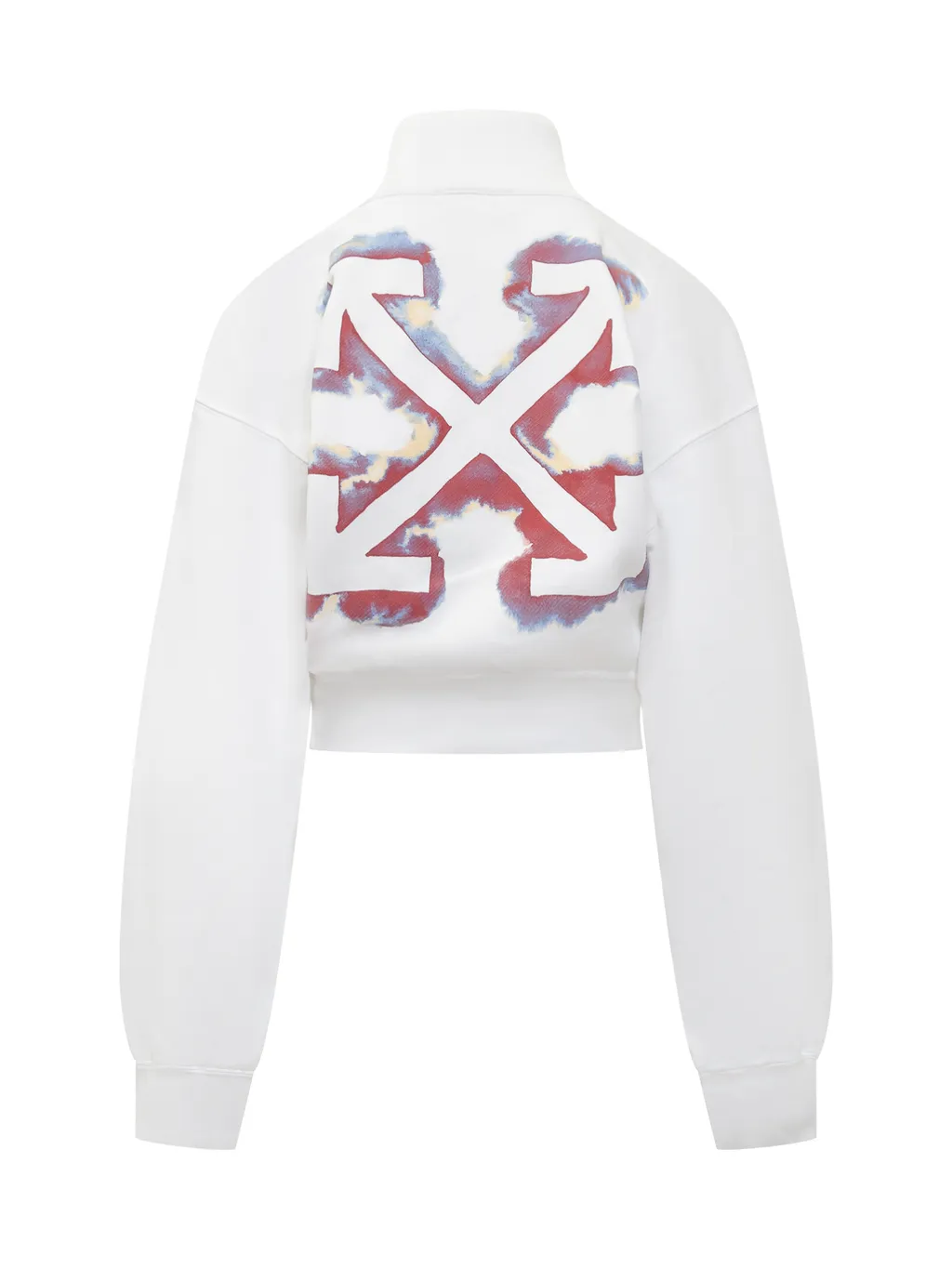 Logo Printed Zip-Up Sweatshirt