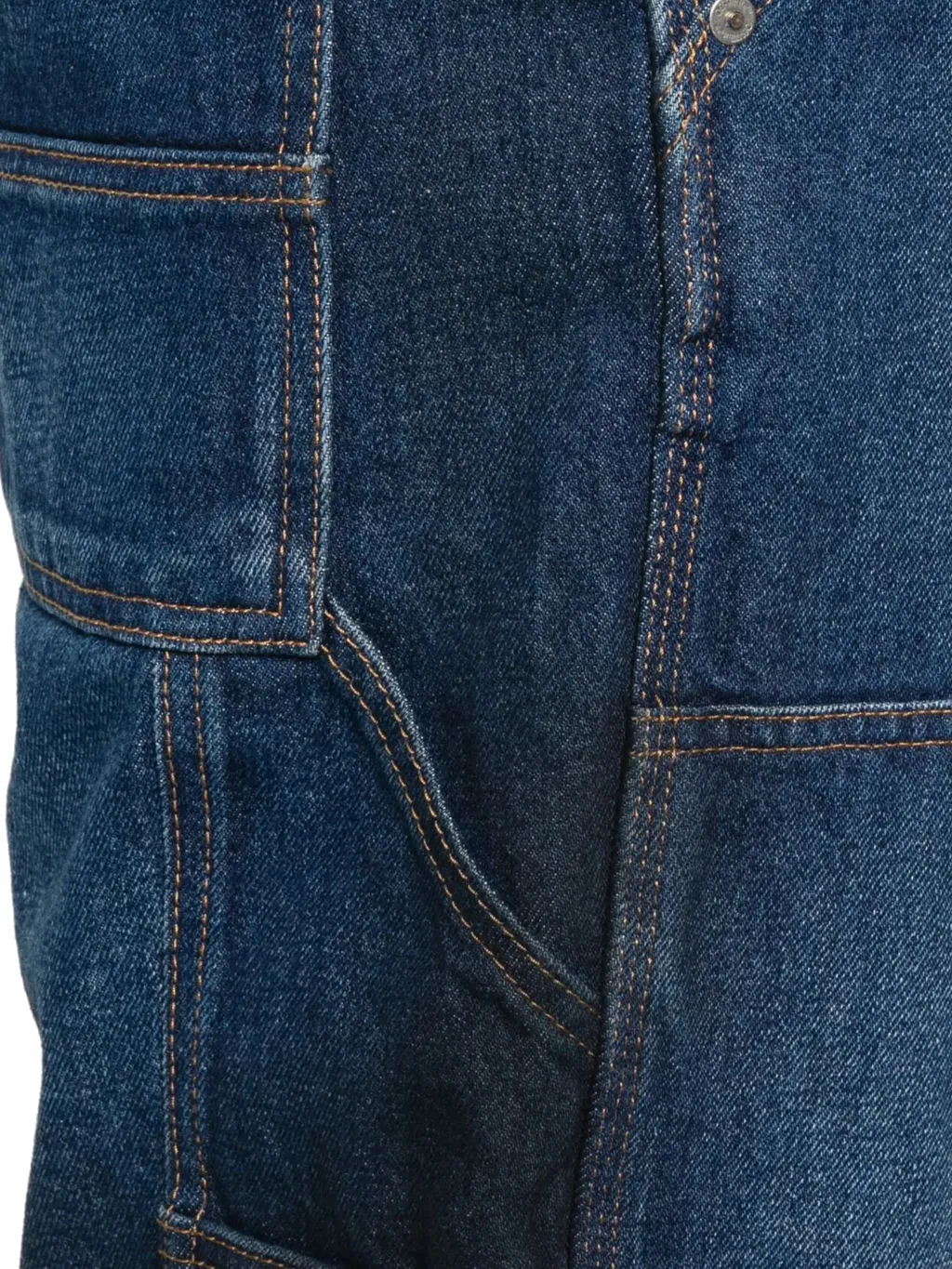 Panelled Cotton Jeans