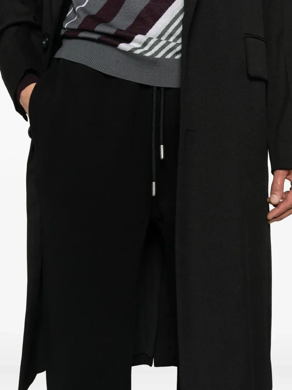 Drawstring Straight Leg Pants
